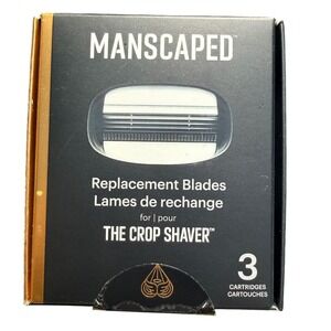 Manscaped Crop Shaver Replacement Blades 3‎ Cartridge Razor Refills New